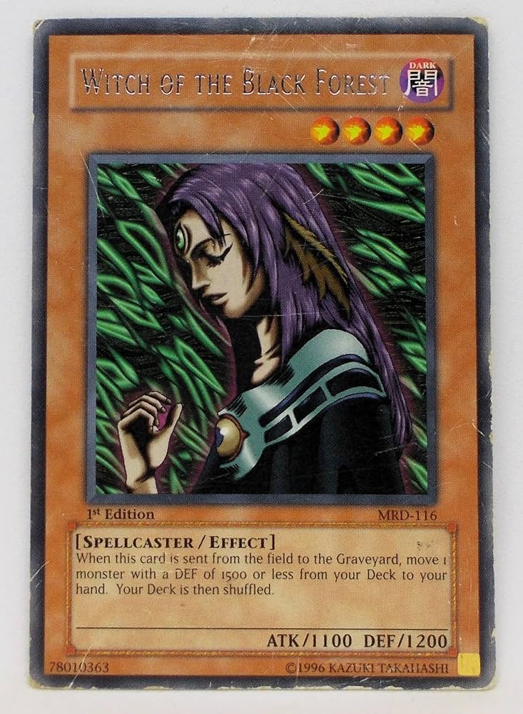 Amazon.co.jp: 遊戯王 アジア版 WITCH OF THE BLACK FOREST（黒き森の