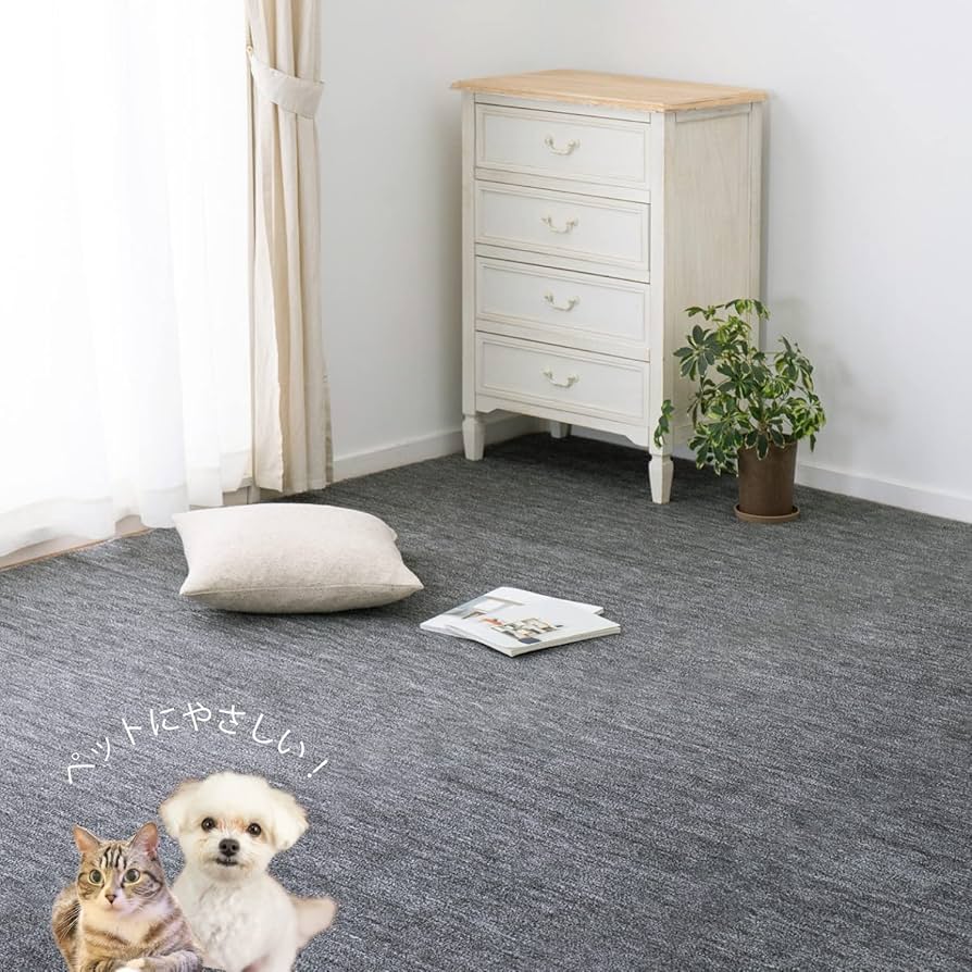 Amazon | 敷き詰めカーペット 『ラウム』 (江戸間10畳(約352×440cm