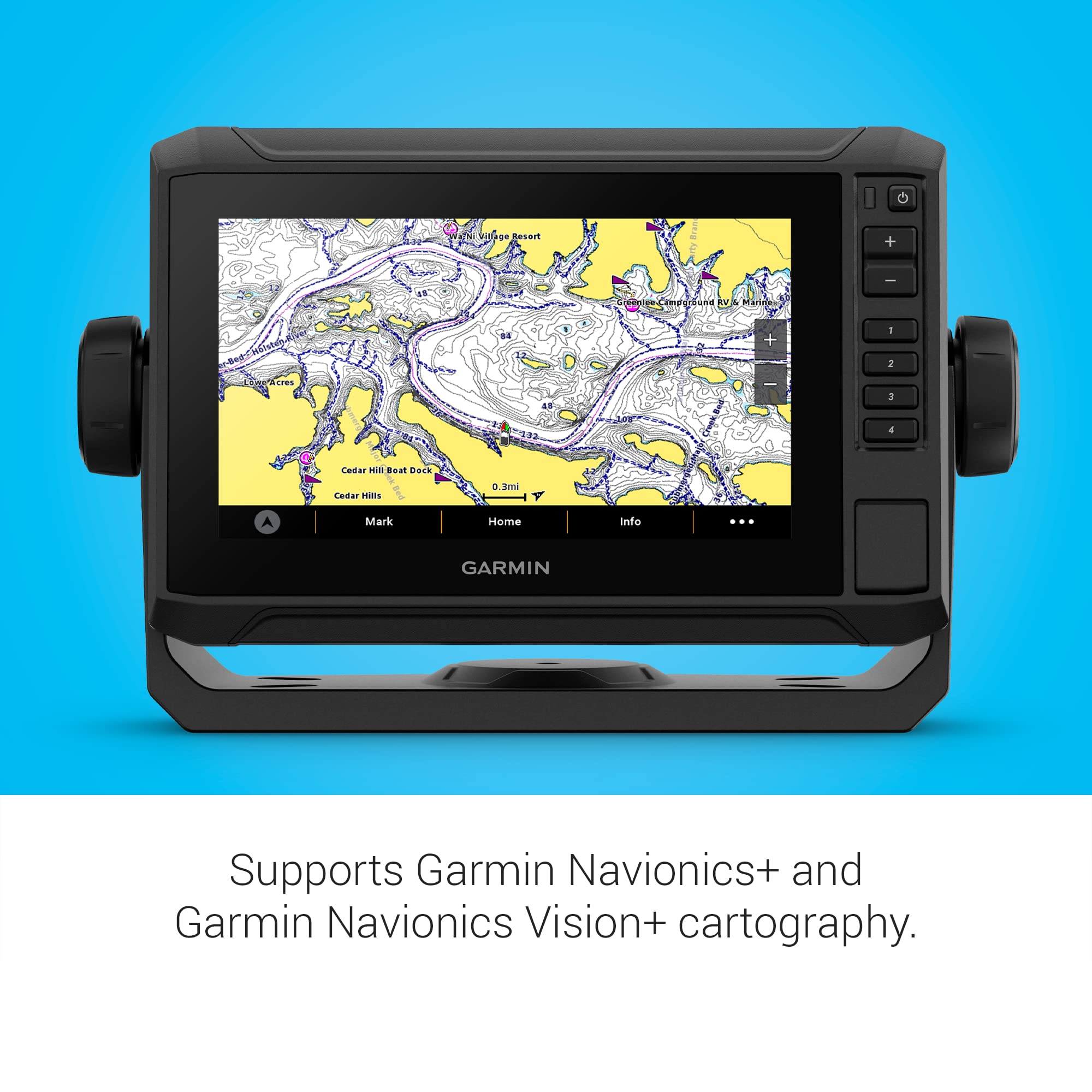 Amazon.com: Garmin ECHOMAP UHD2 74sv Without Transducer, 7