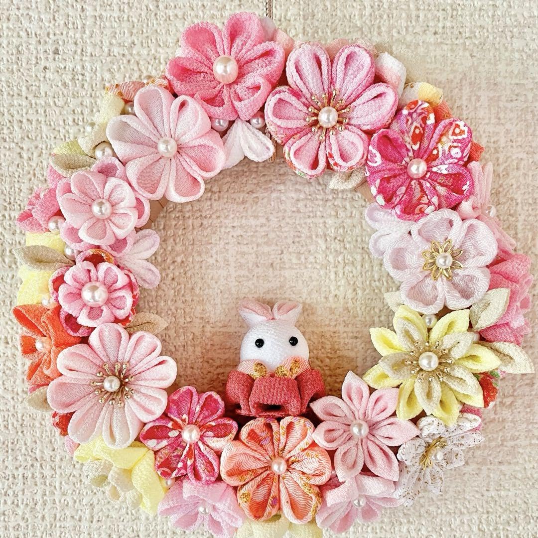 Amazon.co.jp: つまみ細工 リース : ホビー