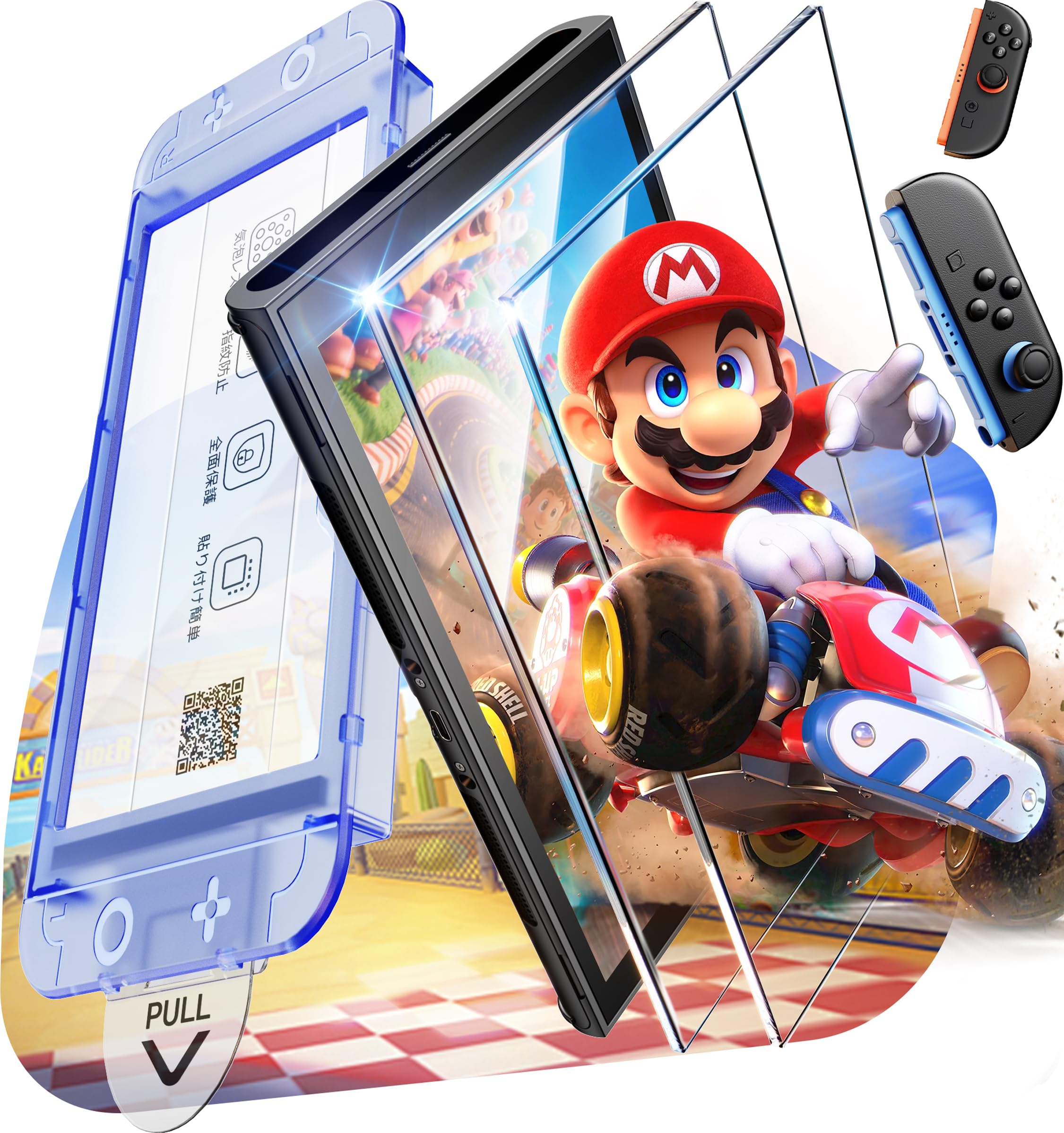 Amazon.co.jp: switch 2 保護フィルム【米軍No.1規格&最強硬度10H