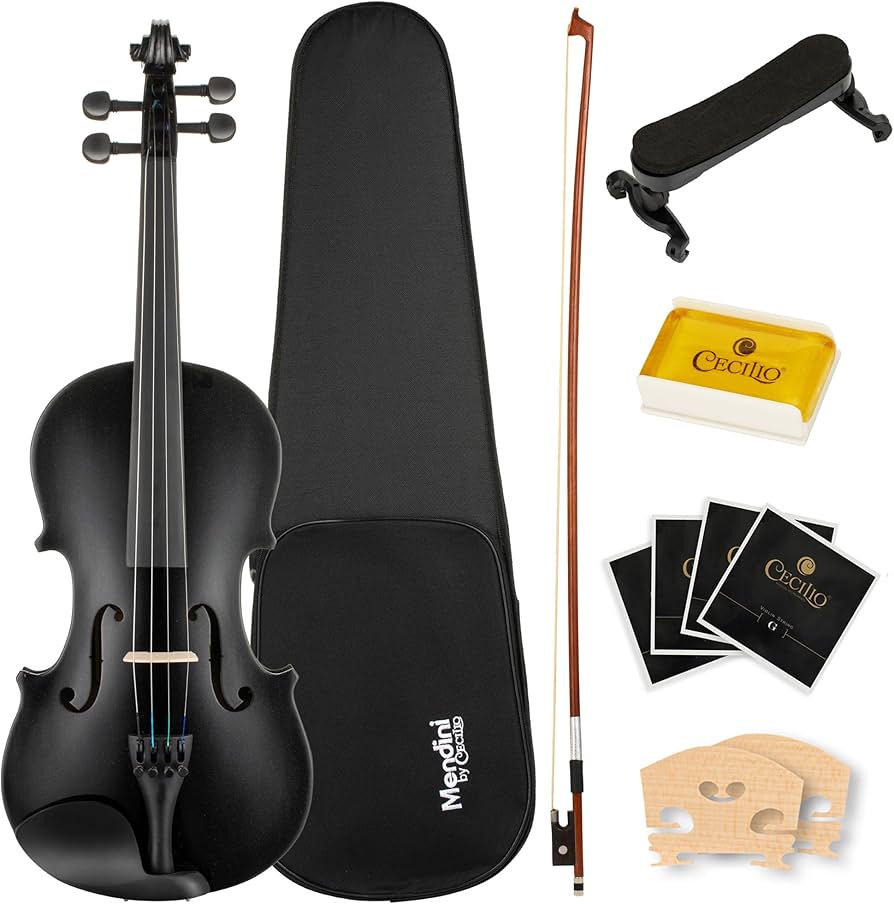 Amazon.com: Mendini by Cecilio Violin 4/4 Full Size Kit For