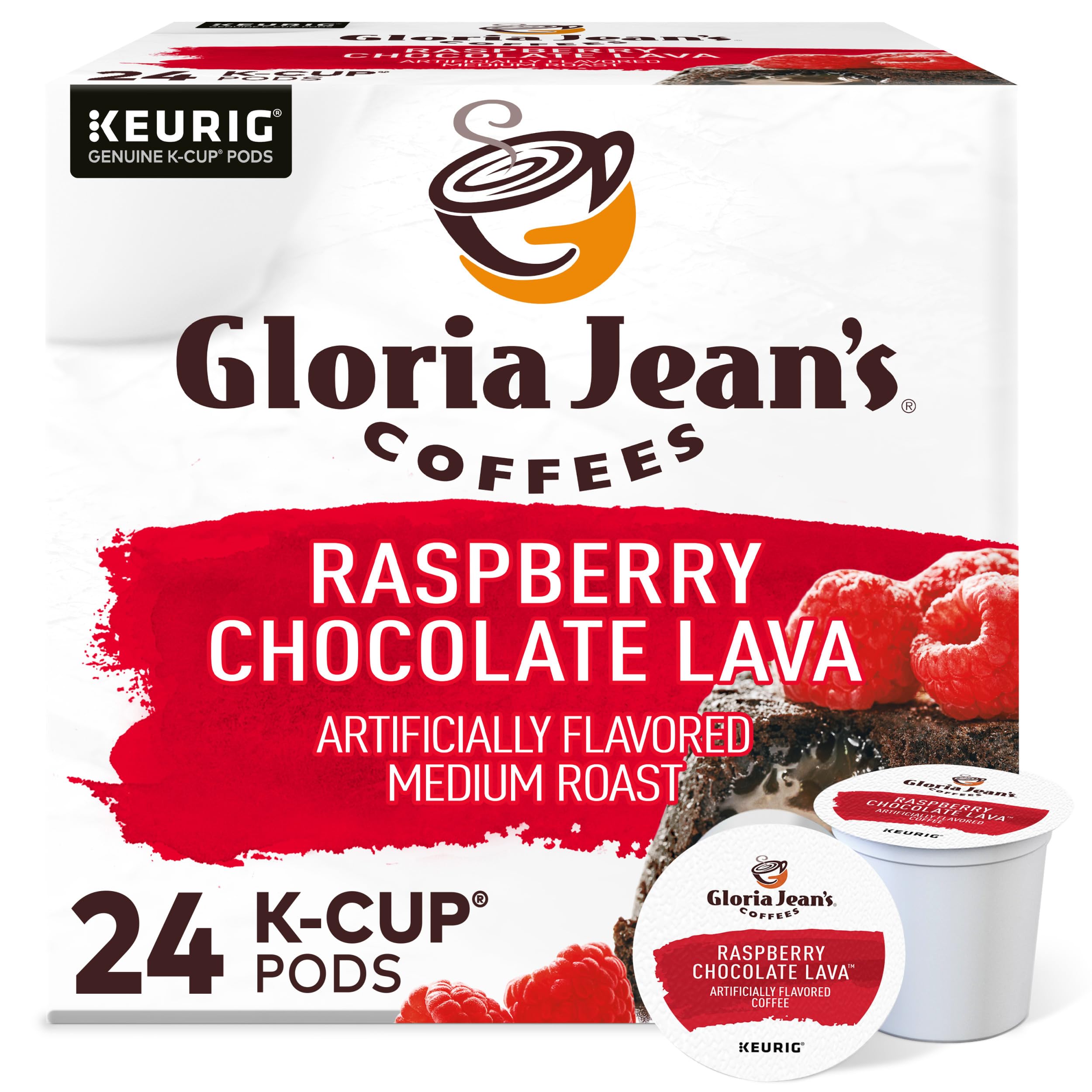 Amazon.com : Gloria Jean's Coffees Raspberry Chocolate Lava