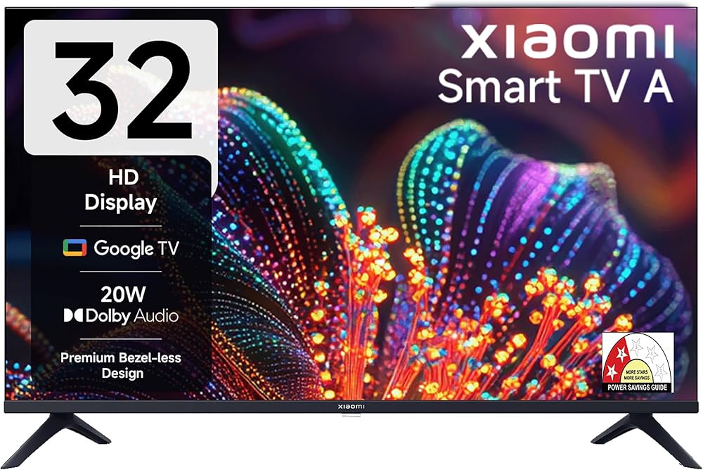 Xiaomi 80 cm (32 inch) A HD Ready Smart Google LED TV L32MB-AIN