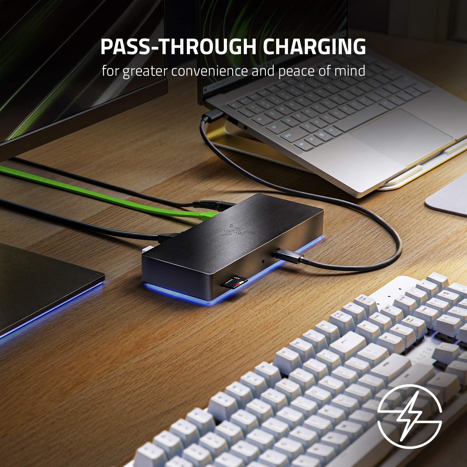 Razer Dock Thunderbolt 4: certificado Thunderbolt 4-10 portas em