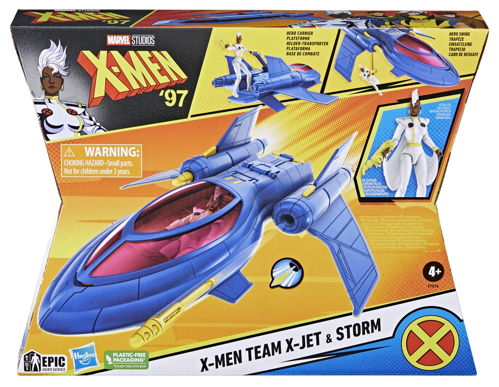 Amazon.co.jp: Marvel Studios X-Men '97 X-Men Team X-Jet & 4インチ