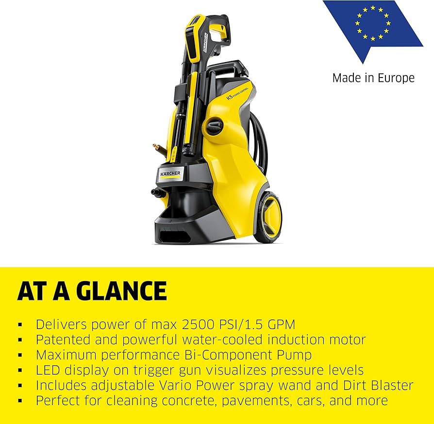Amazon.com: Kärcher K5 Power Control Max 2500 PSI Electric