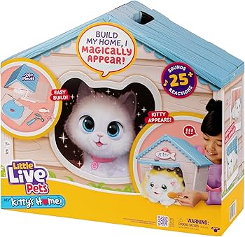 Amazon.co.jp: Little Live Pets Cat 置物 子供用 インタラクティブ