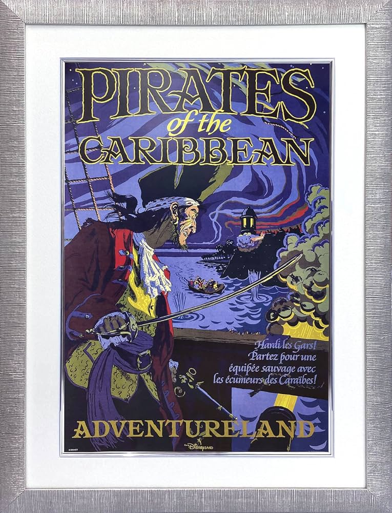 Amazon｜アートショップ フォームス ディズニー「カリブの海賊 1991