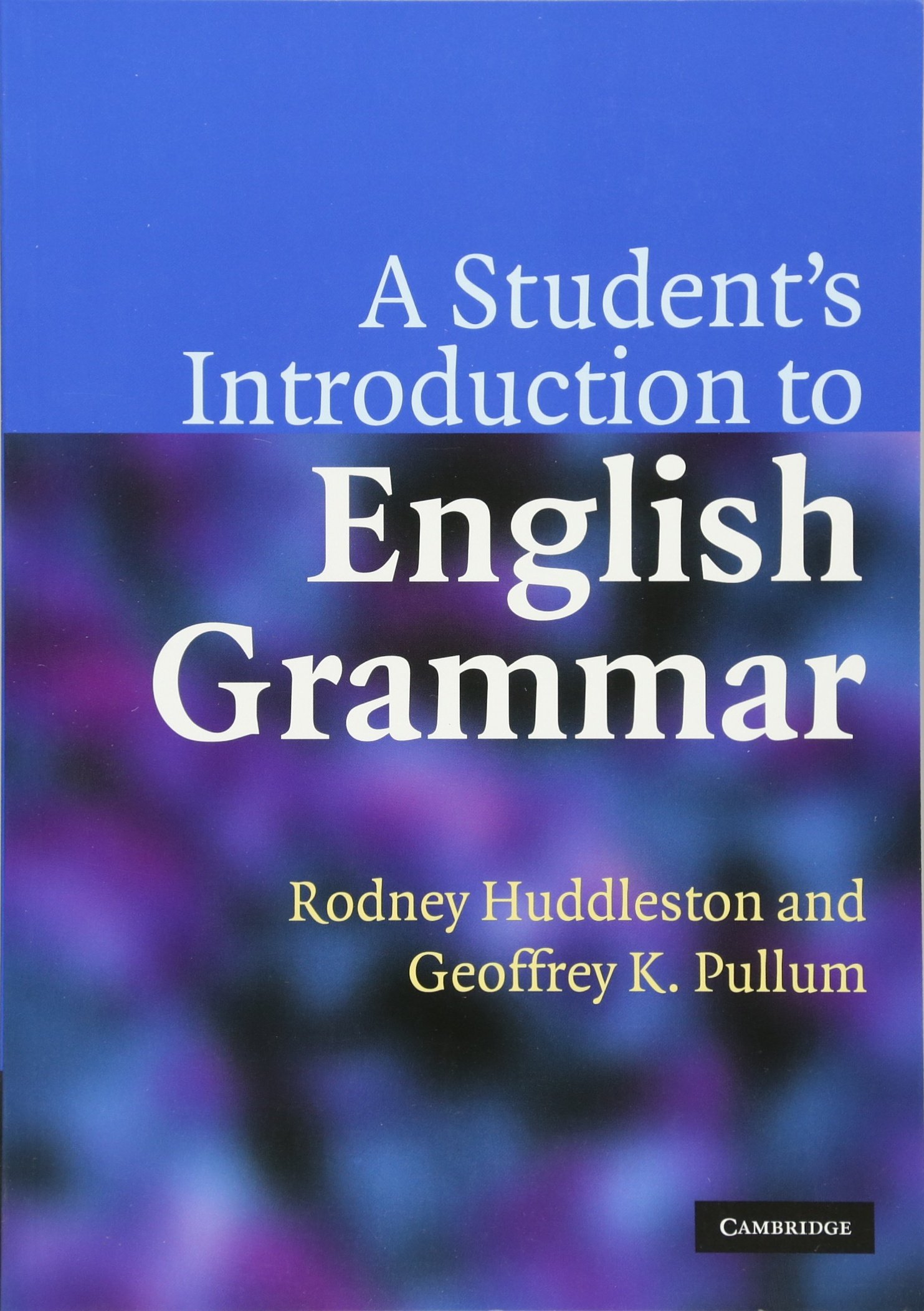 Amazon | A Student's Introduction to English Grammar | Huddleston