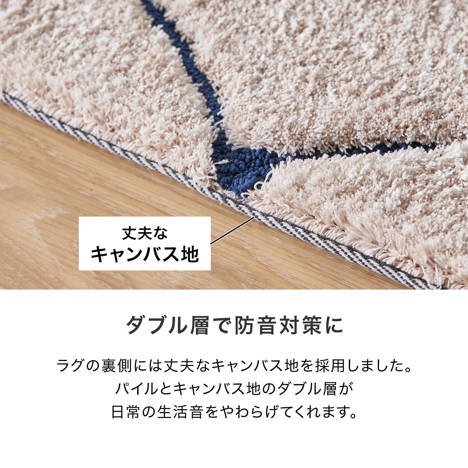 Amazon｜LOWYA ロウヤ カーペット ラグマット 絨毯 じゅうたん ラグ