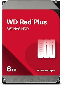 Amazon.com: Western Digital 6TB WD Red Plus NAS Internal Hard