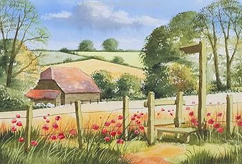 Watercolour Landscapes (Ready to Paint): Harrison, Terry