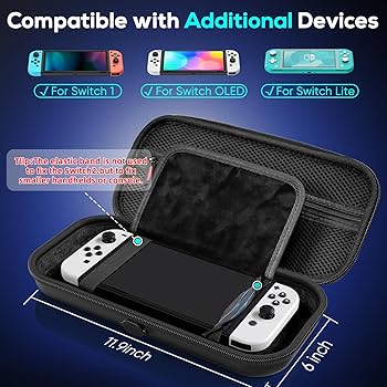Amazon.com: Auarte [Charge Inside] Switch 2 Carrying Case for
