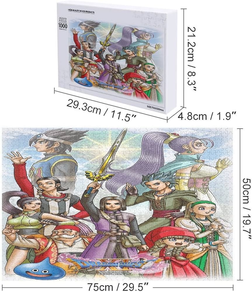 a*a様 ドラゴンクエストジグソーパズル300ピースロトⅠ·Ⅱ 未使用