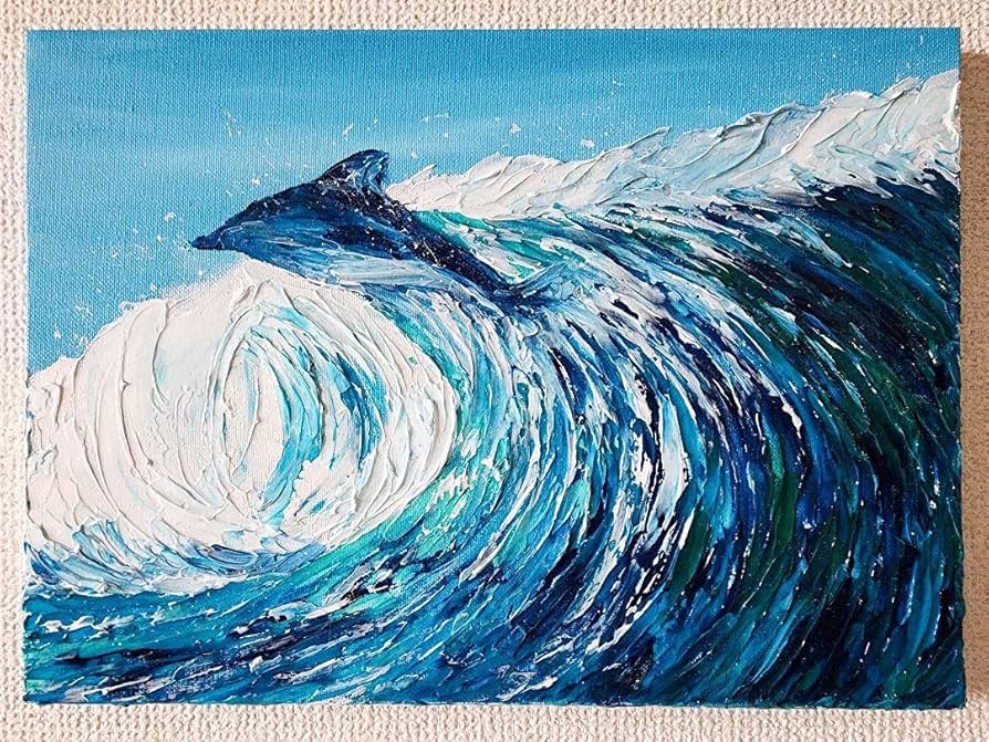 Amazon.co.jp: 風景画 海 テクスチャーアート 抽象画 海の絵 夏