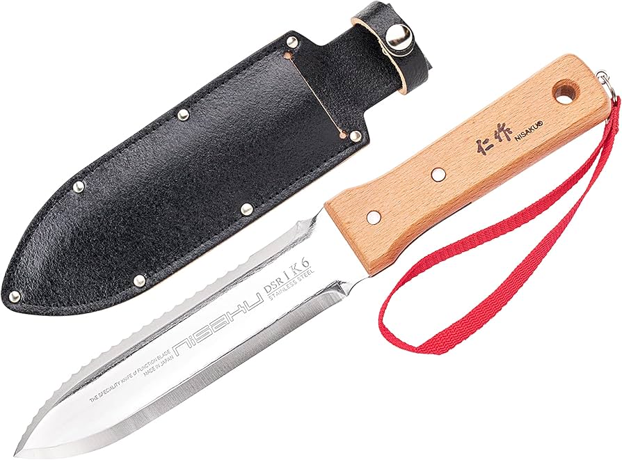 Amazon.com : Nisaku NJP651 Hori Weeding & Digging Knife-Hardened