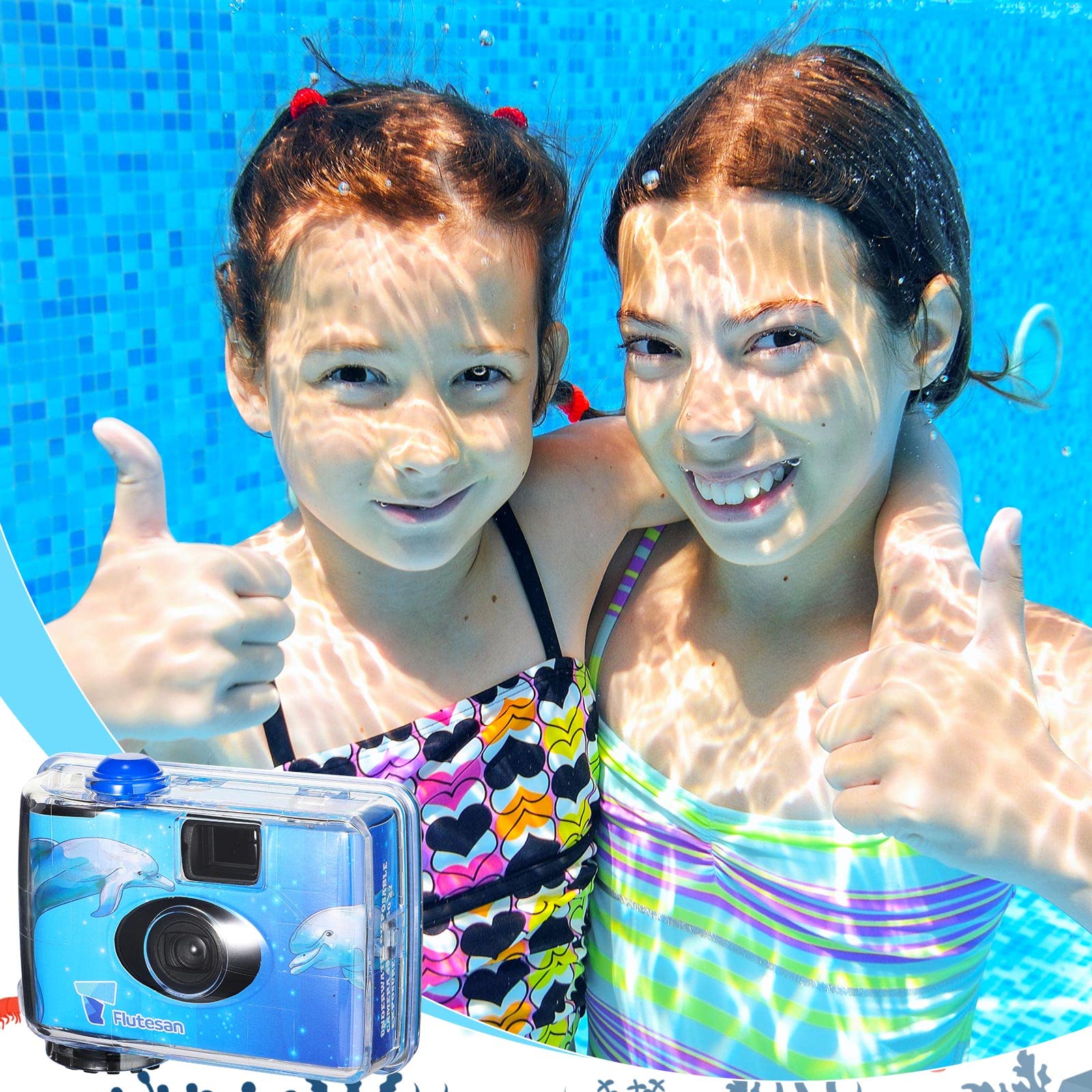 Amazon | 使い捨てカメラ 防水 水中 使い捨てフィルムカメラ 35mm 400