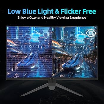 Amazon.co.jp: KTC 27インチ WQHD 180Hz 1ms カーブゲーミングモニター