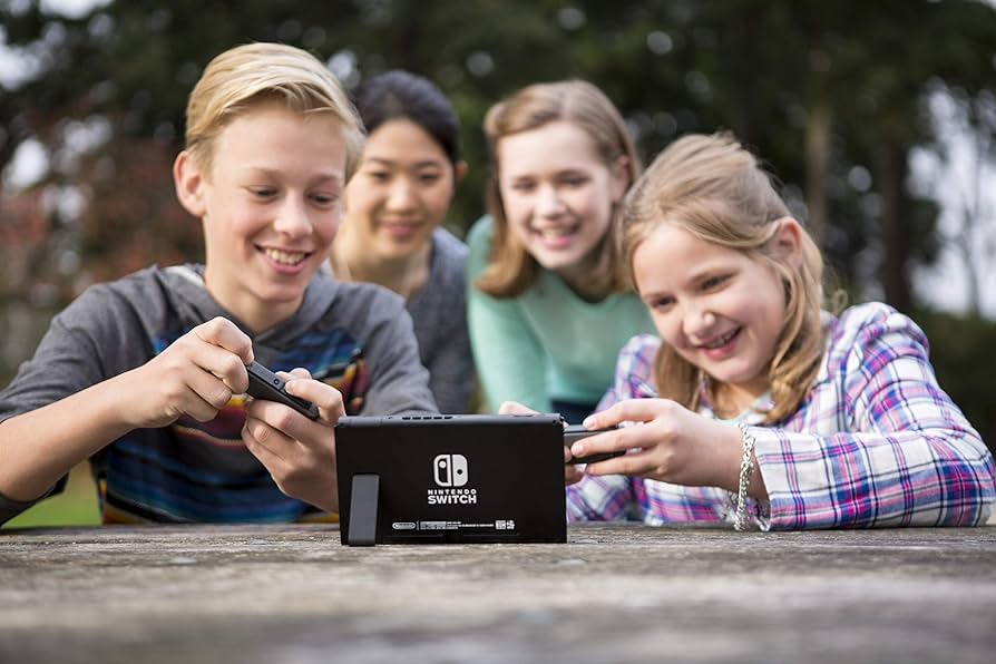 Amazon.com: Nintendo Switch with Gray Joy‑Con - HAC-001(-01