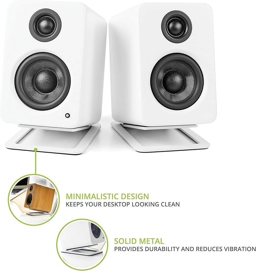 Amazon.co.jp: Kanto YU2 PCゲーミングデスクトップスピーカー|3インチ