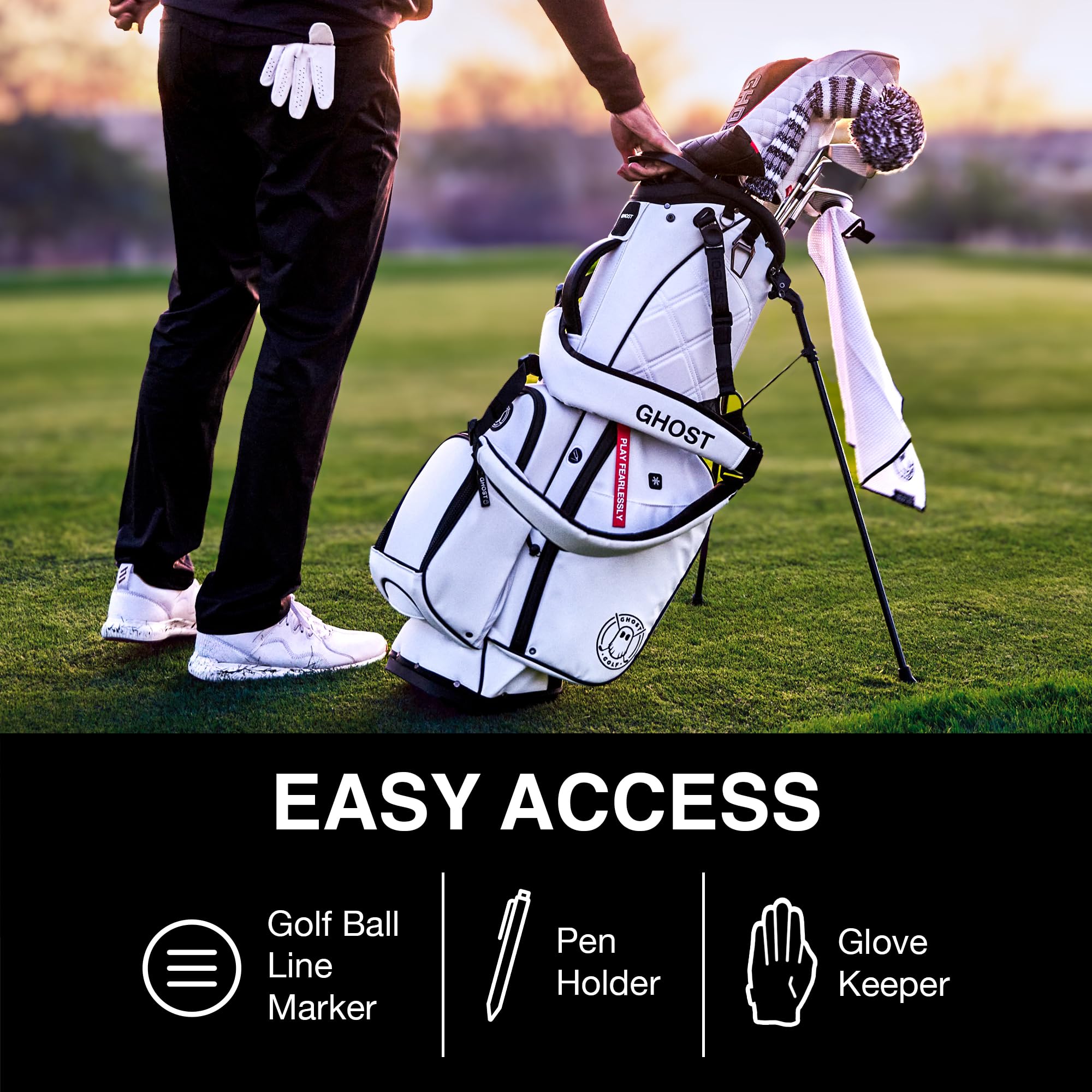 Amazon.co.jp: ゴーストゴルフスタンドバッグ、Anyday Saya - メンズ