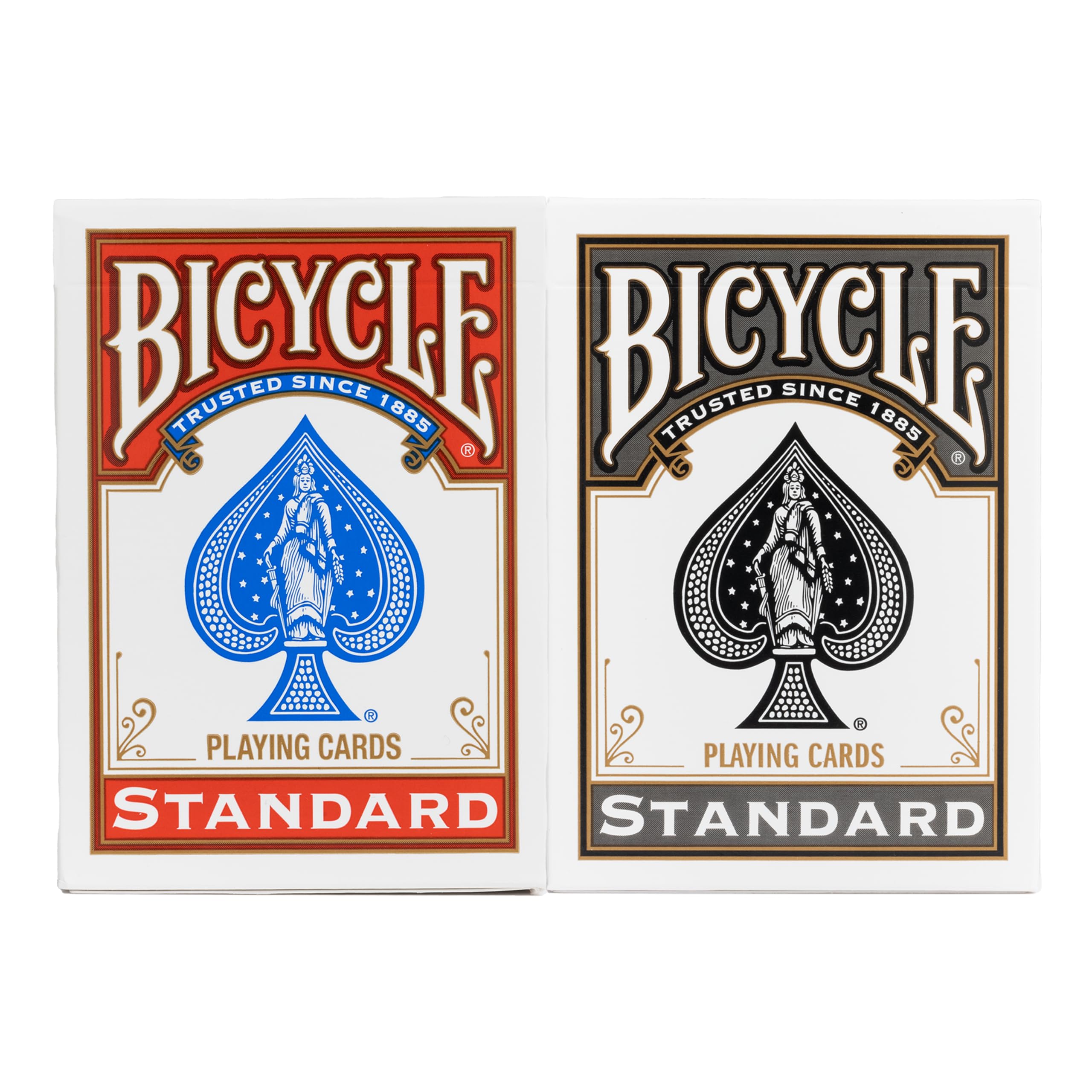 Amazon.com: Bicycle Rider Back Playing Cards, Standard Index, Red