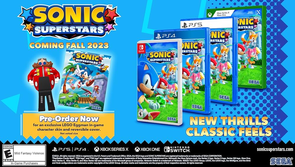 Amazon.com: Sonic Superstars - PlayStation 4 : Sega Games