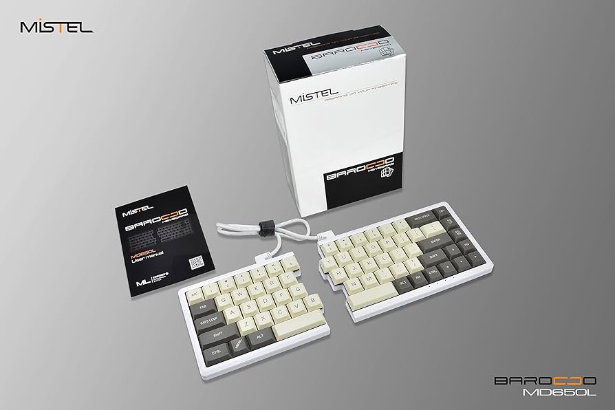 Amazon.co.jp: Mistel BAROCCO MD650L 分離式 メカニカルキーボード