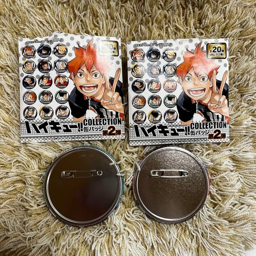 ハイキュー!! 及川徹 ラーメン 缶バッジ ✖️2 ハイキュー!! 及川徹