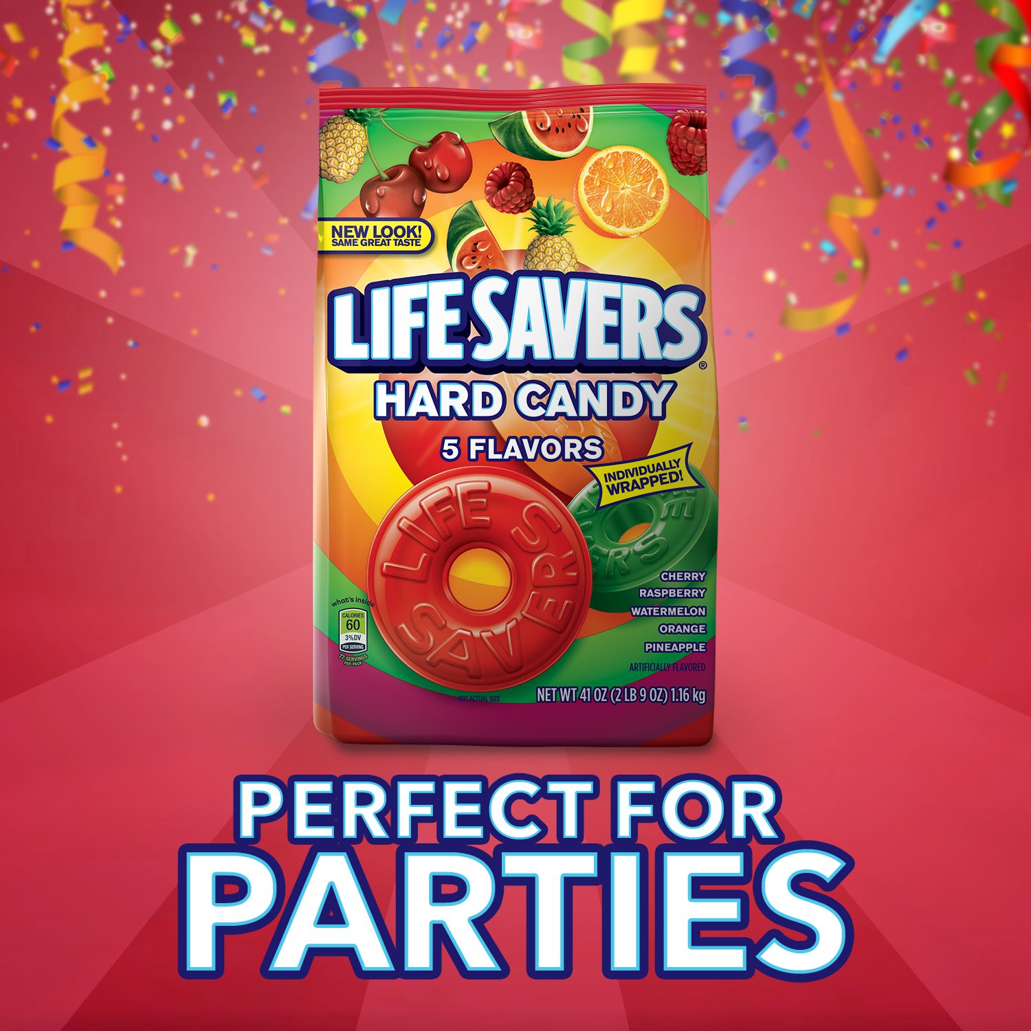Amazon.com : Life Savers Five Flavors Hard Candy Bag, 41 Oz (Pack