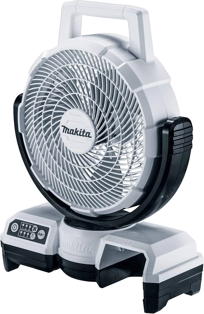 Amazon.co.jp: マキタ 充電式ファン羽根径23.5cm白(18/14.4V) AC