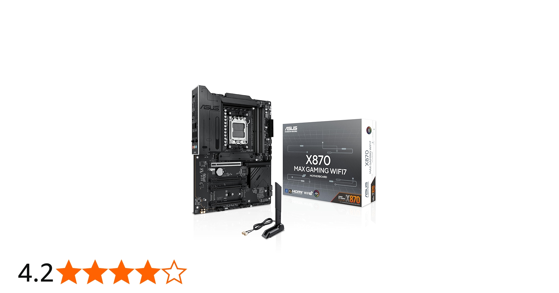 Amazon | ASUS X870 MAX Gaming WIFI7 AMD AM5 ATX マザーボード、12+2