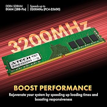 A-Tech 32GB DDR4 3200 MHz UDIMM PC4-25600 (PC4-3200AA) CL22 DIMM