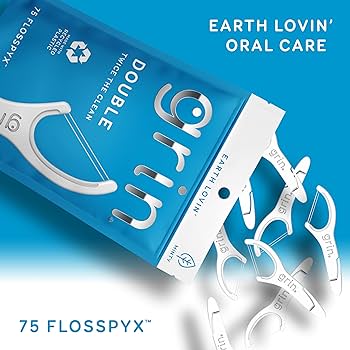 Amazon.com : Grin Dental Floss, Minty, 75 Count, Floss Picks