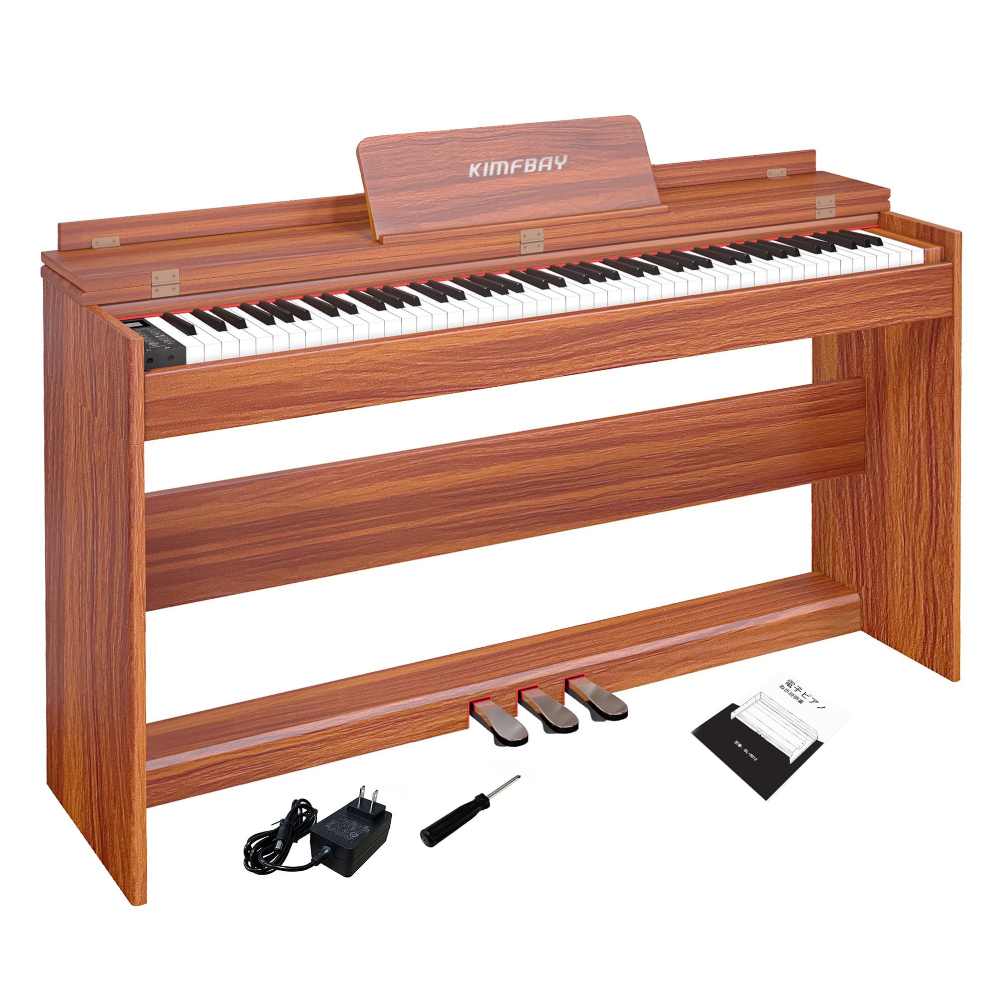 電子ピアノ 88鍵盤 木製 ハンマーアクション 電子ピアノ Amazon