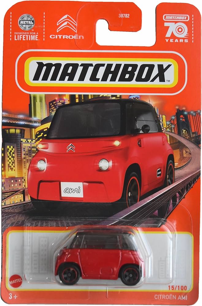 Amazon.co.jp: マッチボックス レッド 1:64スケールカー シトロエン