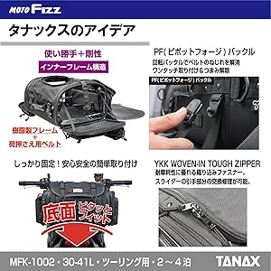 Amazon | [Tanax] タナックス モトフィズ バイク用バッグ シートバッグ