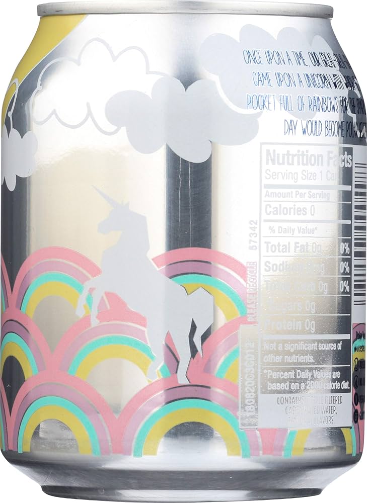 Amazon.com: Polar Beverages, Beverage Seltzer Unicorn Kisses, 8 Fl
