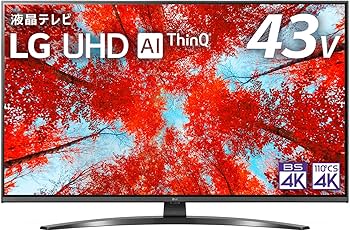 Amazon | LG 43型 4Kチューナー内蔵 液晶 テレビ 43UQ9100PJD IPS