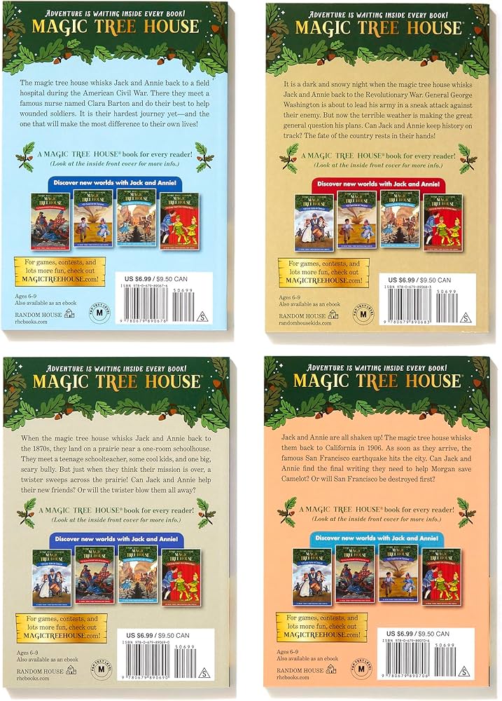 Amazon | Magic Tree House Books 21-24 Boxed Set: American History