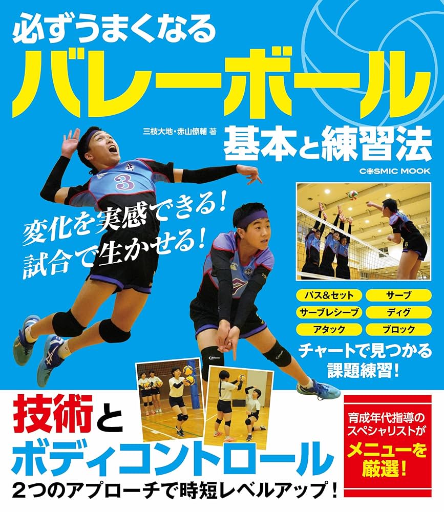 Amazon.co.jp: 必ずうまくなるバレーボール 基本と練習法 (コスミック