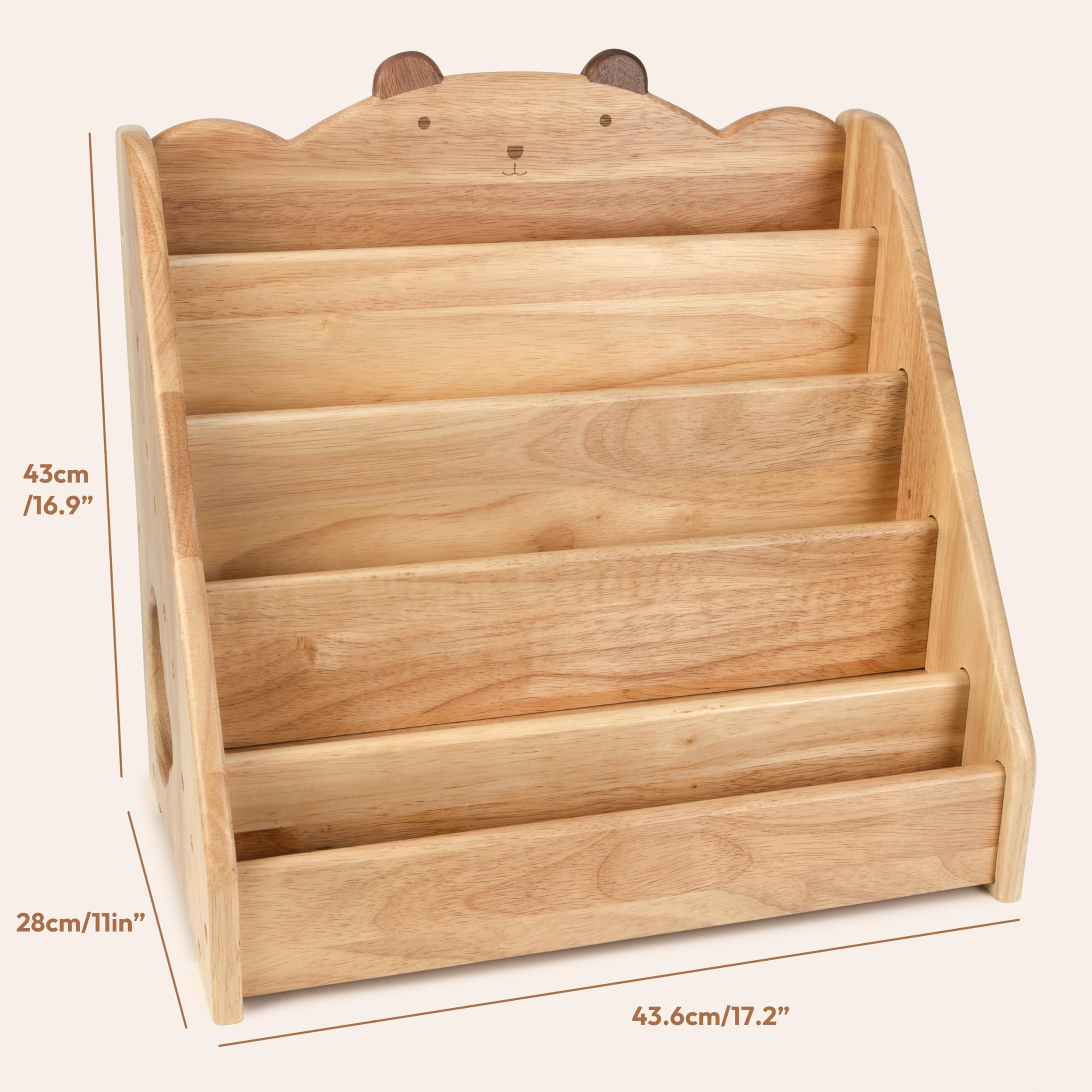 Amazon.co.jp: Woodtoe モンテッソーリ 本棚 子供用 天然木本棚 黒板