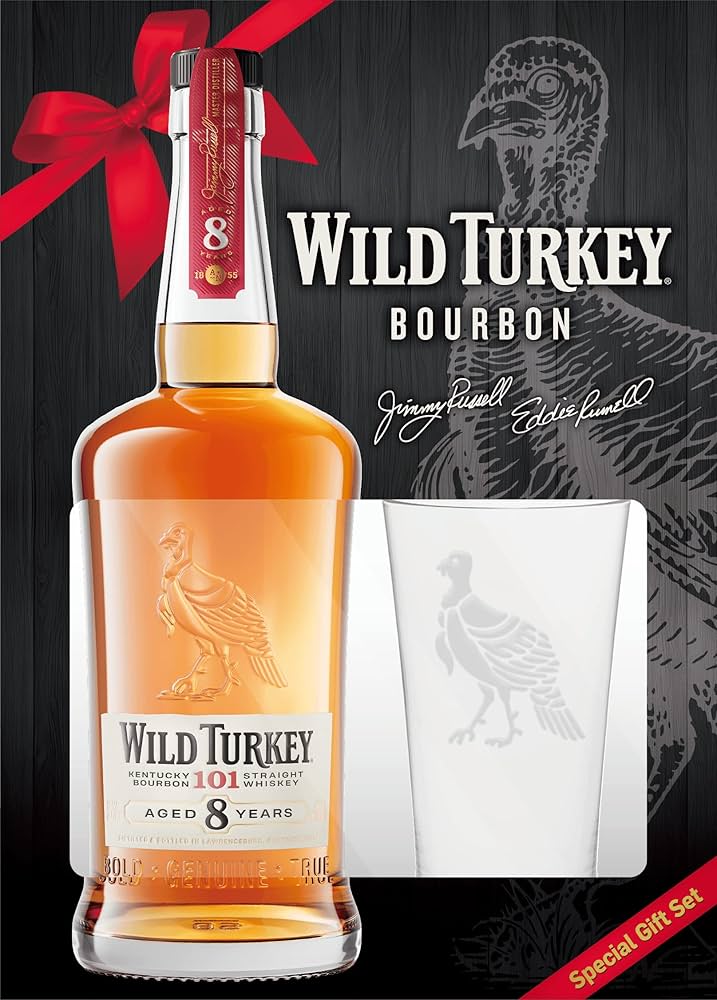 Amazon.co.jp: ワイルドターキー 8年 700ml [ハイボールグラスセット