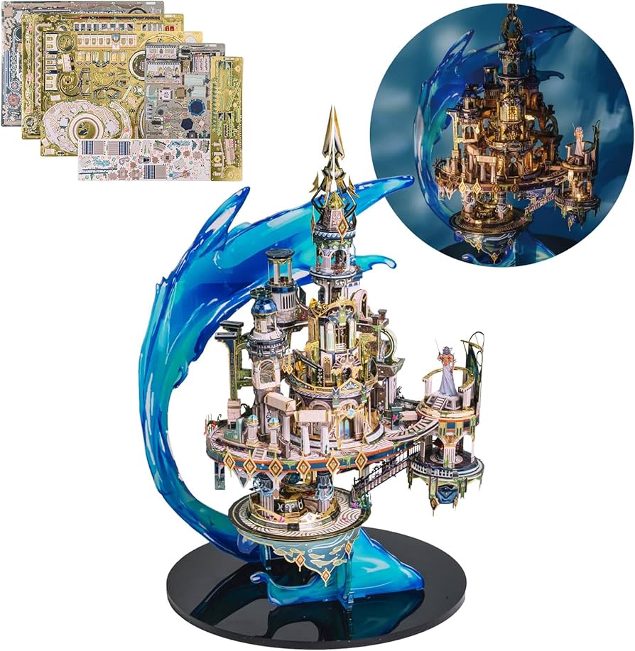 Amazon | MU 3Dメタルパズル 大人用 アトランティス宮殿 ロスト