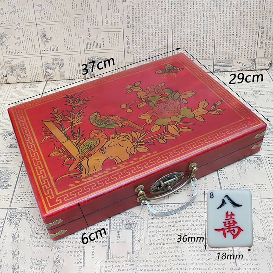 Amazon.co.jp: 大きい 麻雀牌 36mm 麻雀セット 収納ボックス付き 麻雀