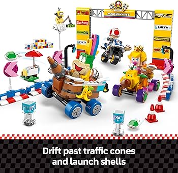 LEGO Super Mario: Mario Kart Baby Peach & Grand Prix Set Home