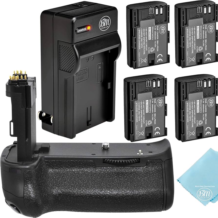 Amazon.com : Battery Grip Kit for Canon EOS 70D, EOS 80D, EOS 90D
