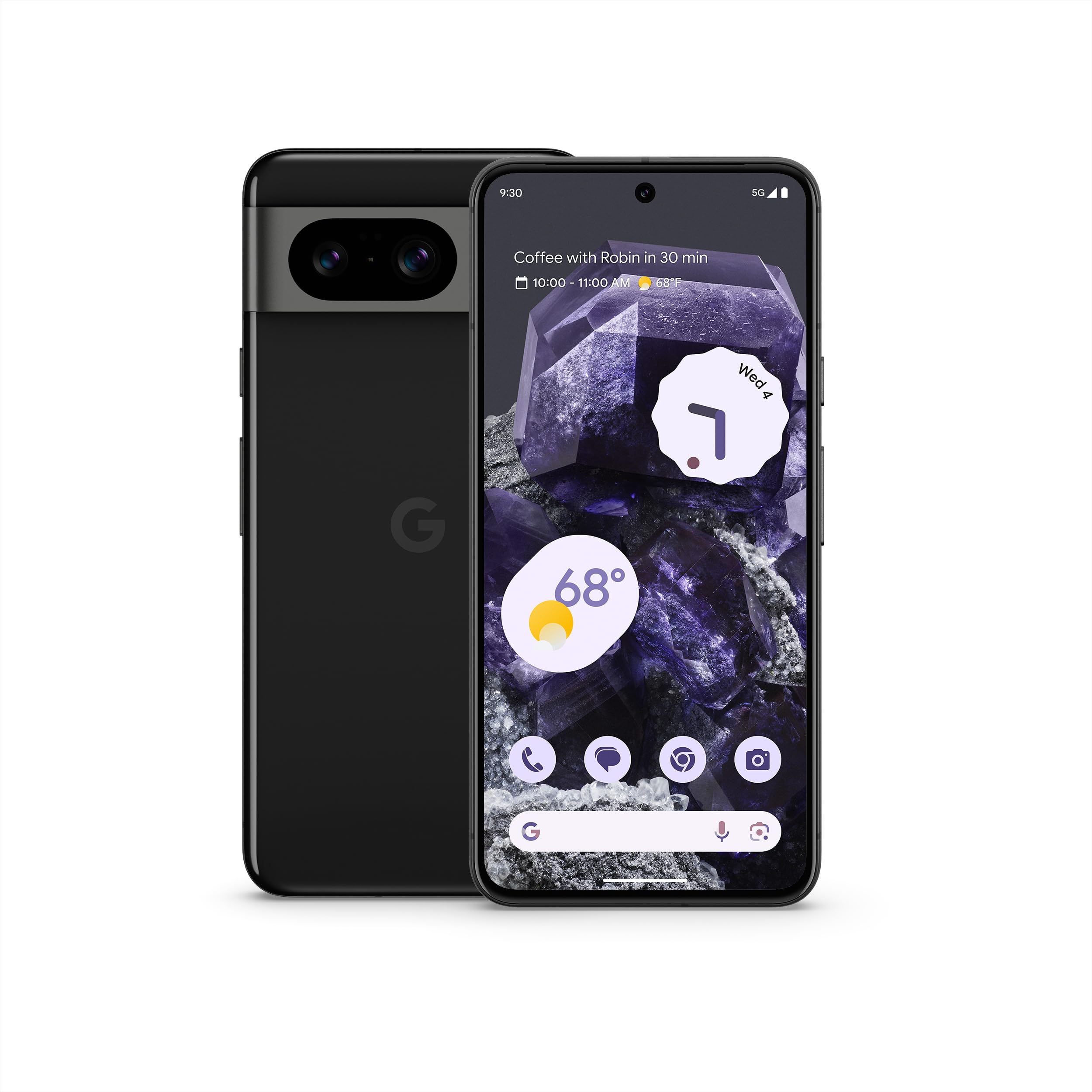 Google Pixel 8 Obsidian Black 128gb Android Smartphone Factory