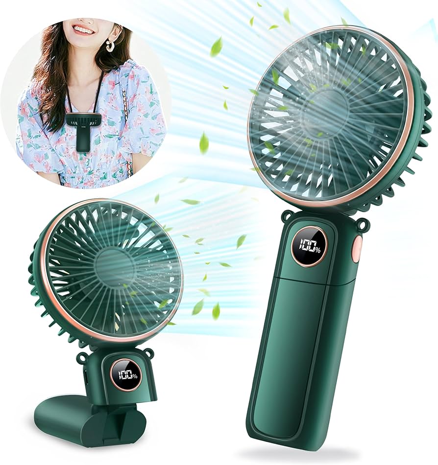 Amazon | ハンディファン ハンディ扇風機 20dB静音 強風 6段階風量調節